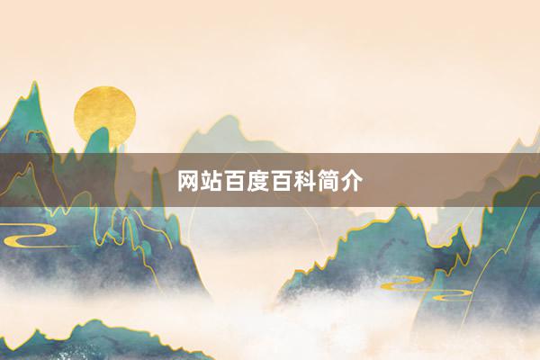 网站百度百科简介